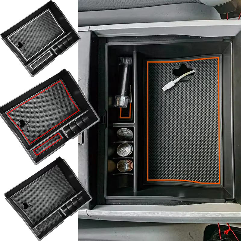 Console centrale Accoudoir Boîte De Rangement Pour Toyota Sienna 2011 2012 2013 2014 2015 2016 2017 2018 2019 2020 Changement de vitesse Plateau Organisateur
