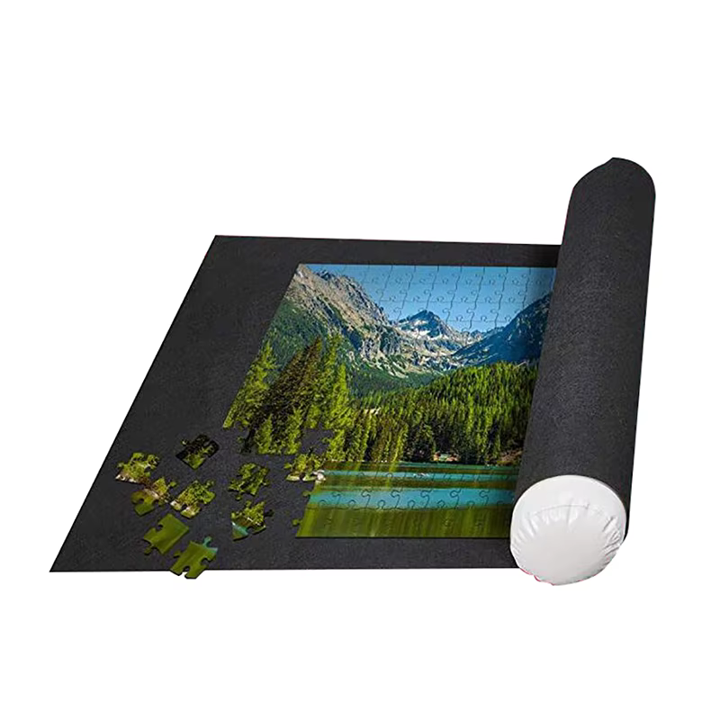 Tapis de puzzle en rouleau de feutre, tapis de jeu, couverture pour jusqu'à 1500 pièces, accessoires de puzzle, nouveau tapis portable (tapis uniquement)