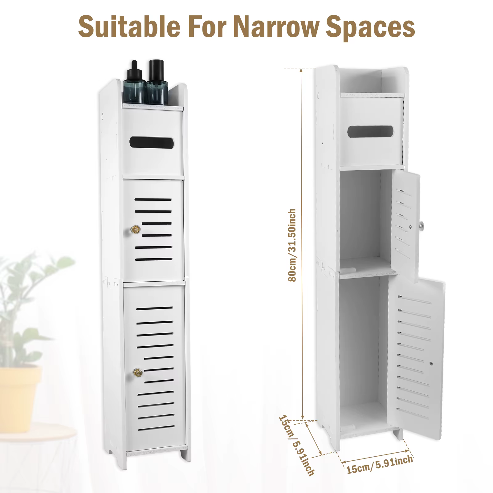 Armoire de rangement pour salle de bain