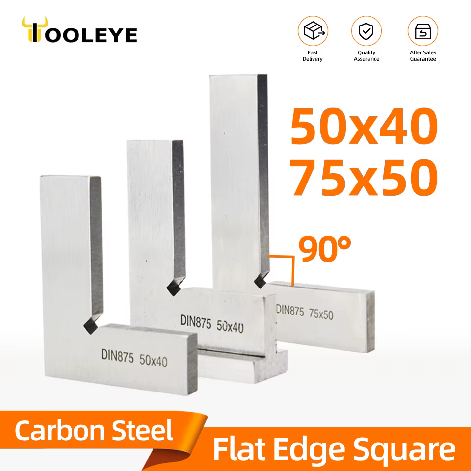 Essayez une règle carrée à bord plat
