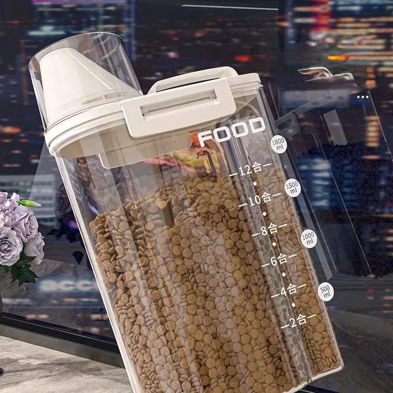 Boîte de rangement scellée pour aliments pour animaux de compagnie