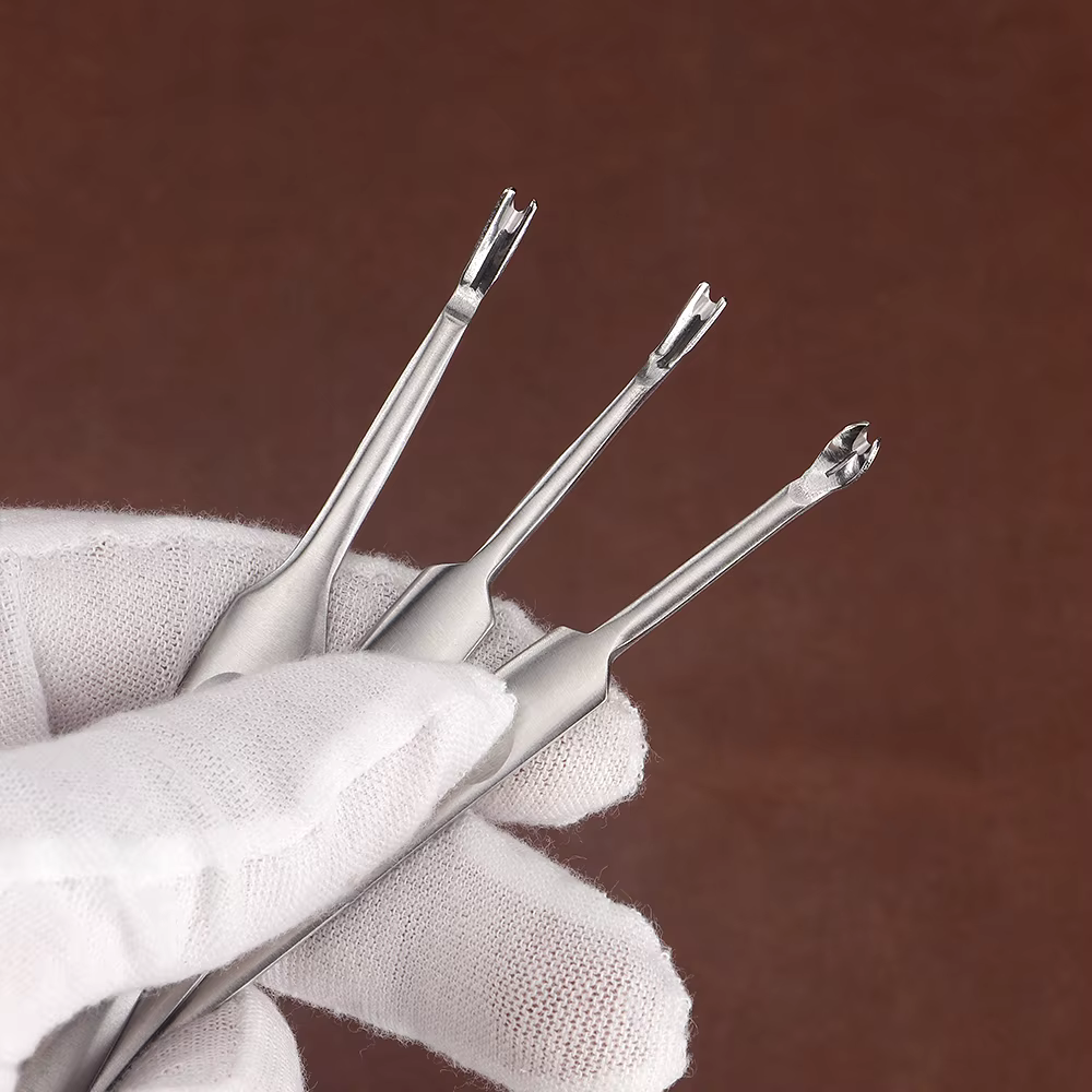 Ensemble d'outils de fente pour l'artisanat du cuir en acier inoxydable de qualité supérieure