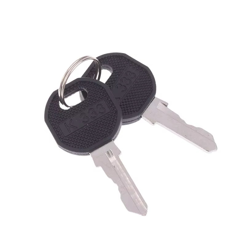 2 pièces K333 clés clé de casier de caravane pour Emka EK333 Elddis clé