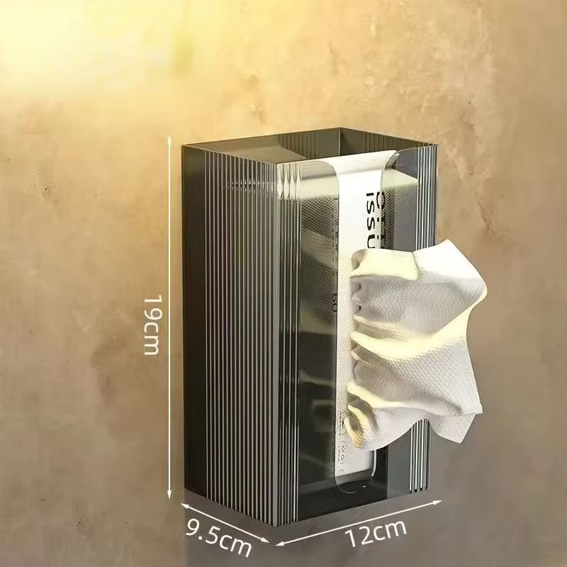 Boîte porte-papier hygiénique sans poinçon