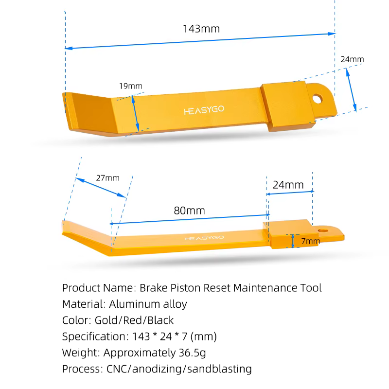 Outil d'entretien du Piston de frein