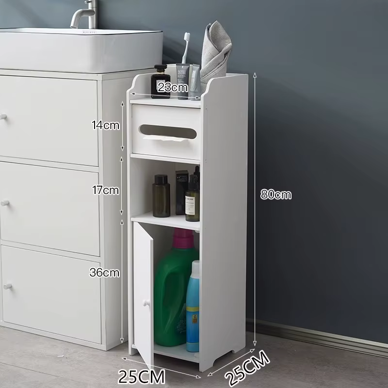 Armoire de rangement étanche pour espace de salle de bain