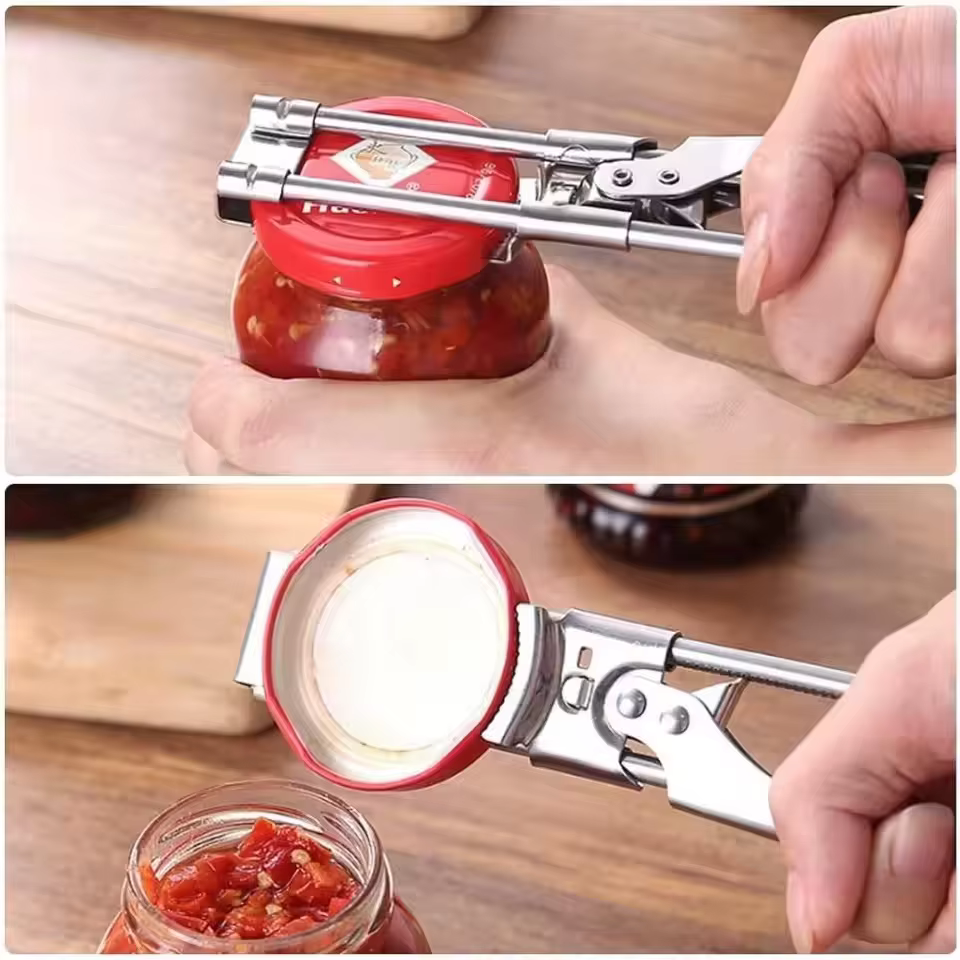 Ouvre-boîte manuel Portable en acier inoxydable