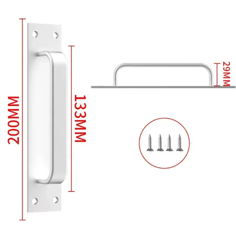 Poignée de porte en alliage d'aluminium