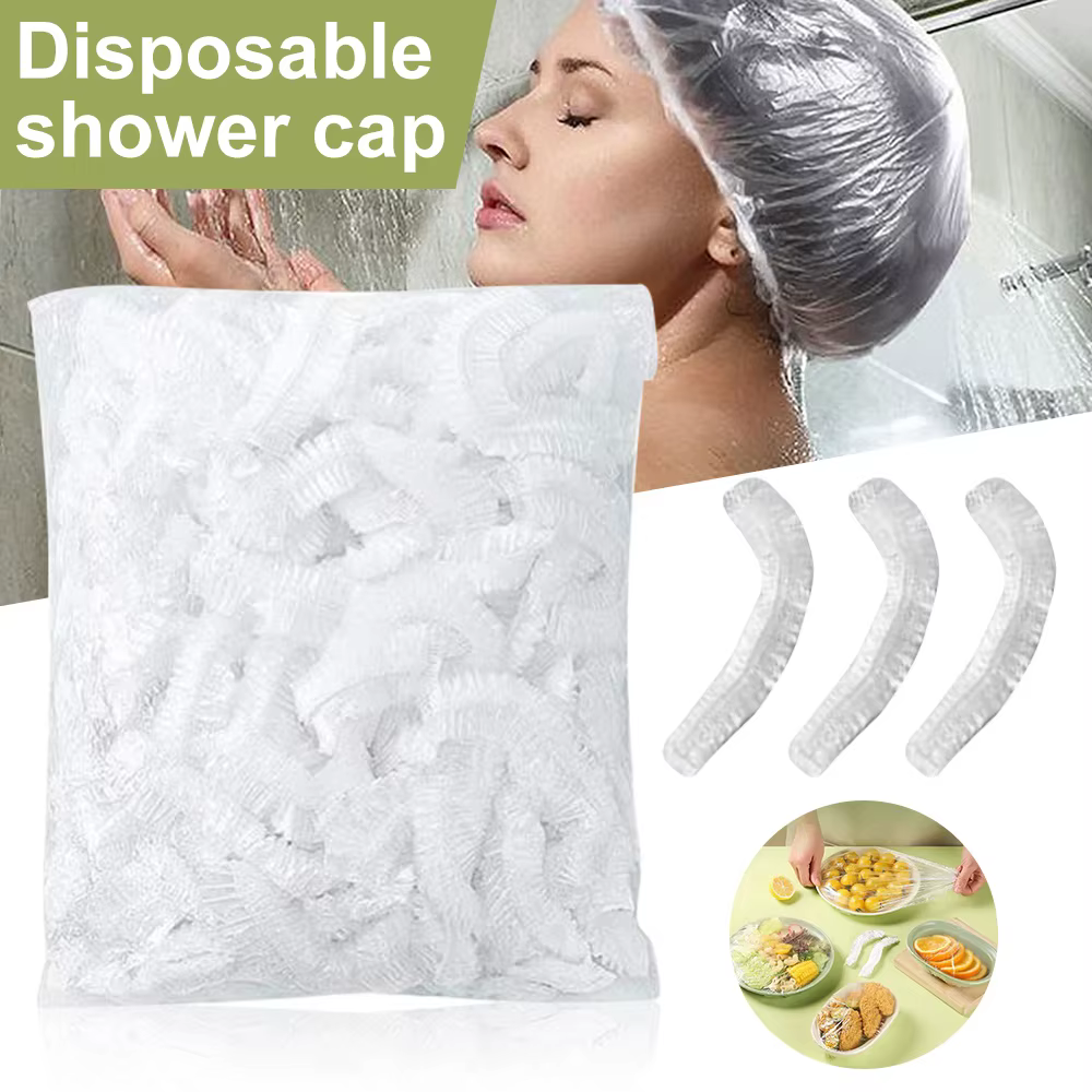 Bonnet de douche Transparent jetable