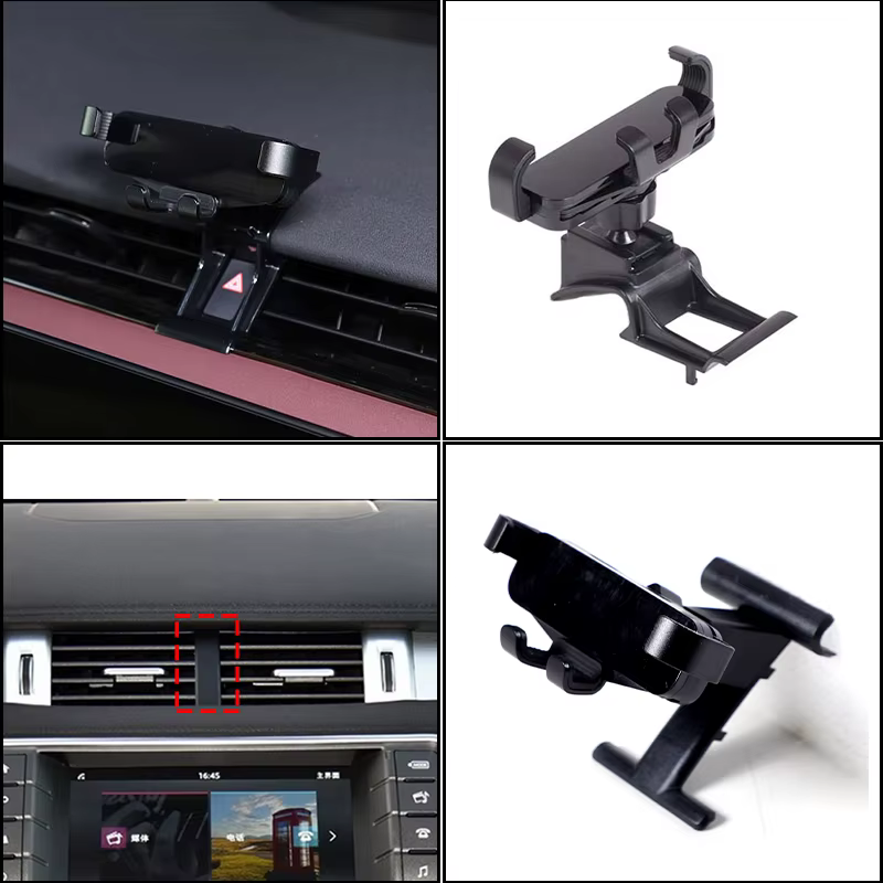 Pour Land Rover Range Rover Evoque L538 L551 2012-2025 ABS voiture contrôle central sortie d'air support pour téléphone portable support pour téléphone portable