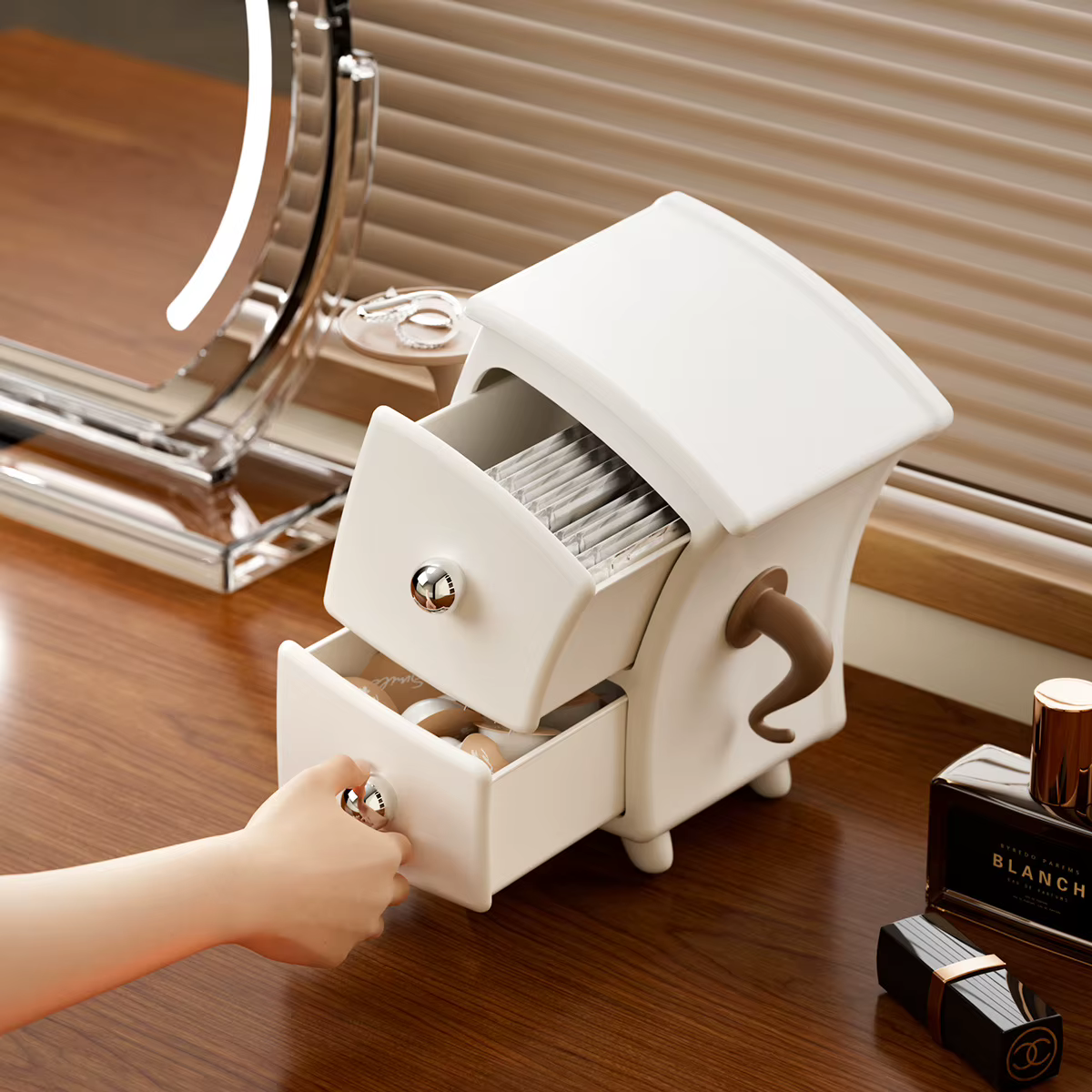 Boîte de rangement de bureau HIPS+PP