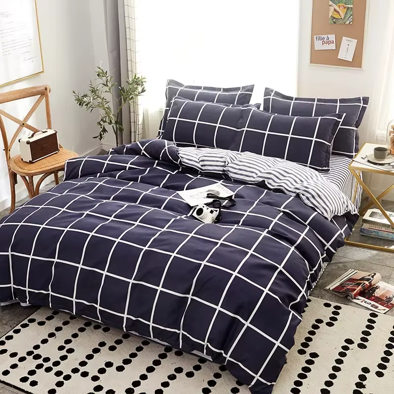 Housse de couette imprimée de dessins animés mignons, 220x240, motif charmant, housse de couette pour adultes et enfants, housse de couette double face AB, sans taies d'oreiller