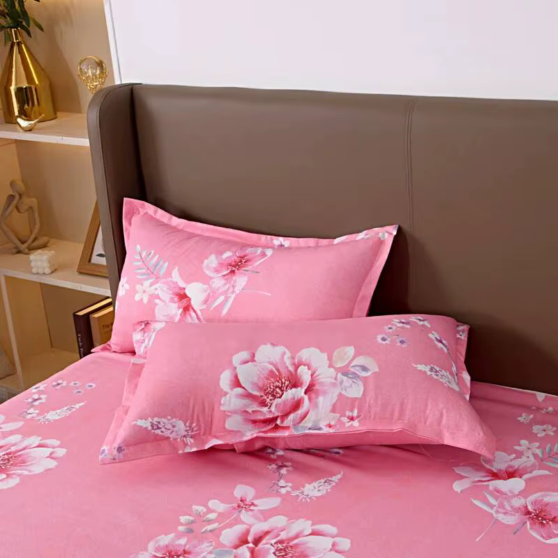 Taie d'oreiller de literie avec motif de fleurs personnalisable, chambre adulte, décoration de la maison, housse de coussin de taille personnalisée, 70x70cm, 51x66cm, 1 pièce