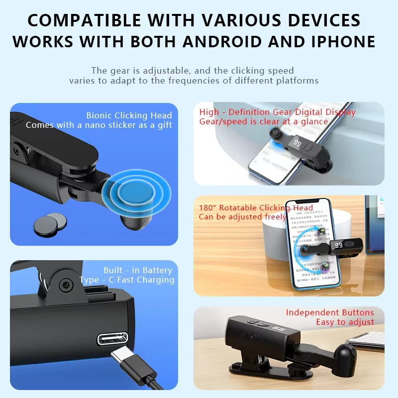 Dispositif de clic d'écran automatique pour smartphone