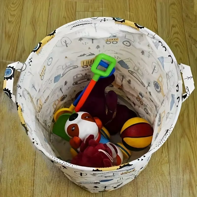 Panier de rangement pliable de grande capacité