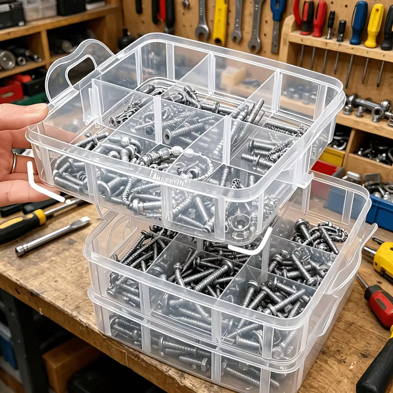1 boîte de rangement portable détachable
