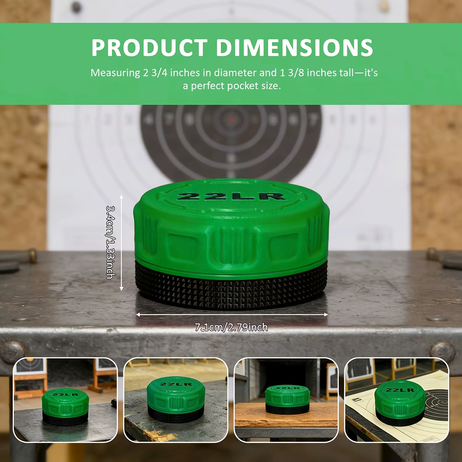 Boîte de munitions .22LR miniature : compacte