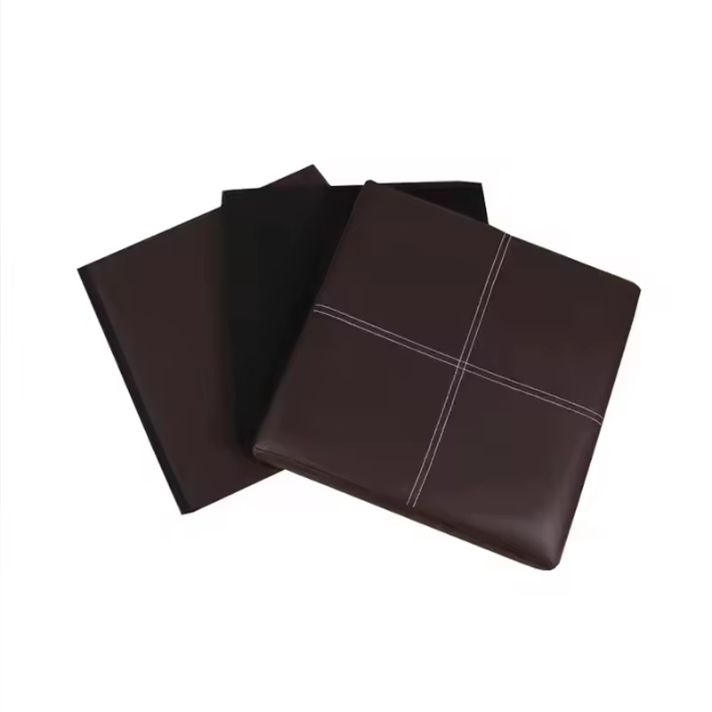 Organisateur de rangement en cuir tabouret créatif repose-pieds