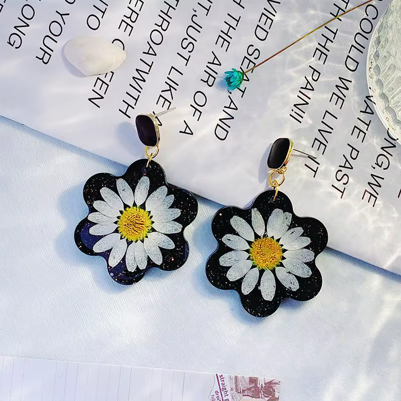 Moule géométrique en silicone pour boucle d'oreille