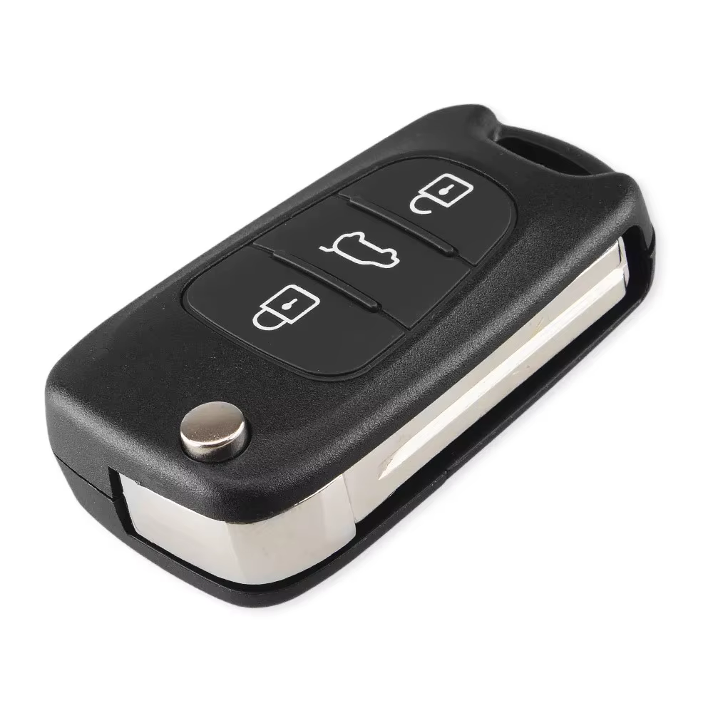 Clé de voiture à distance pour Hyundai IX35 I20 I30 2008 2009 2010 2011 2012, clé de voiture à puce ID46 à 3 boutons 433MHz chine continentale