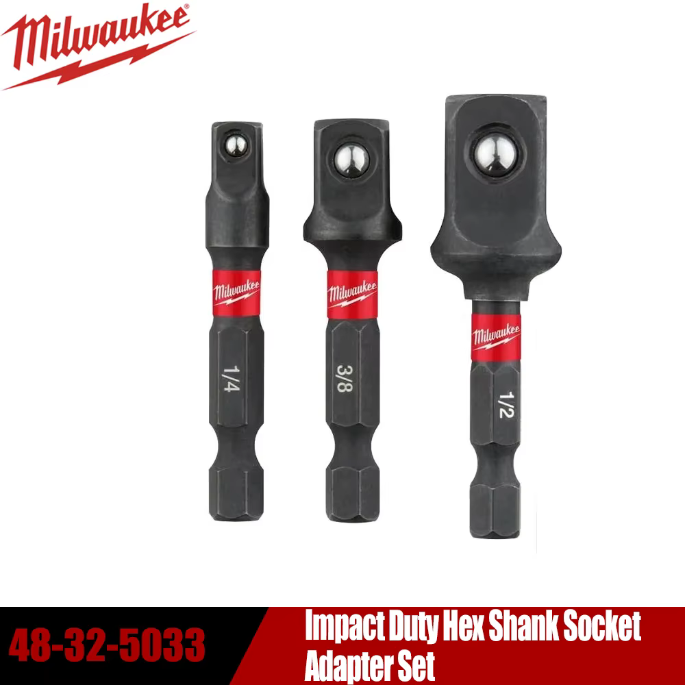 Kit d'adaptateurs de douilles à chocs Milwaukee 48-32-5033