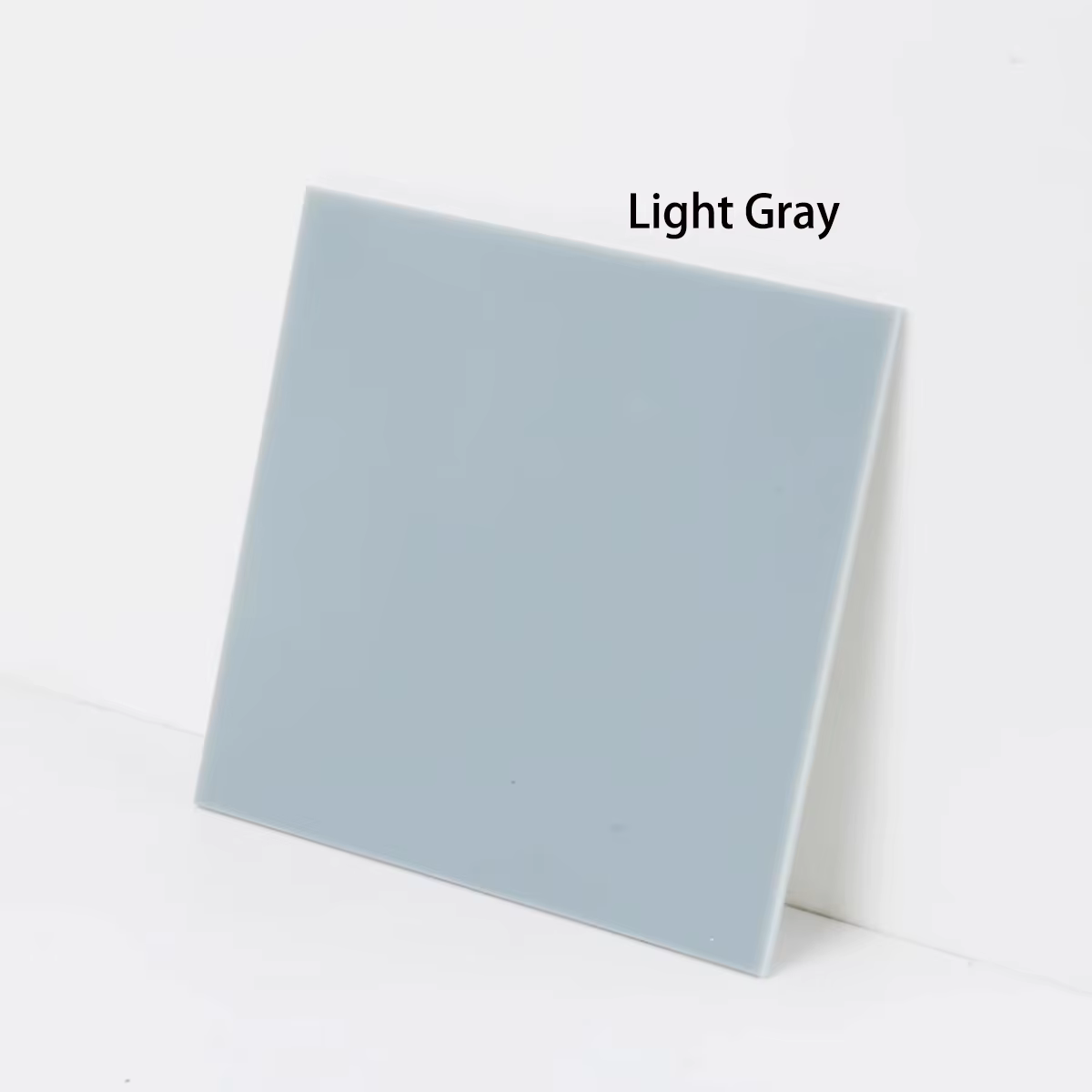 Feuille acrylique grise