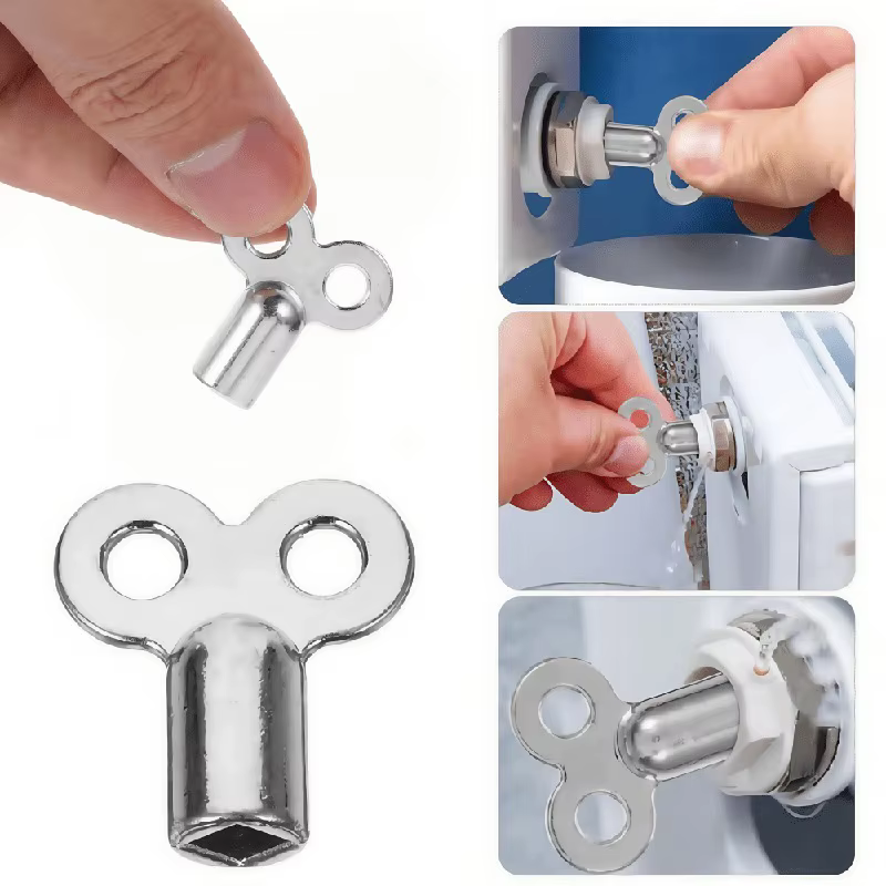 Clé de Valve d'échappement de radiateur en alliage de Zinc