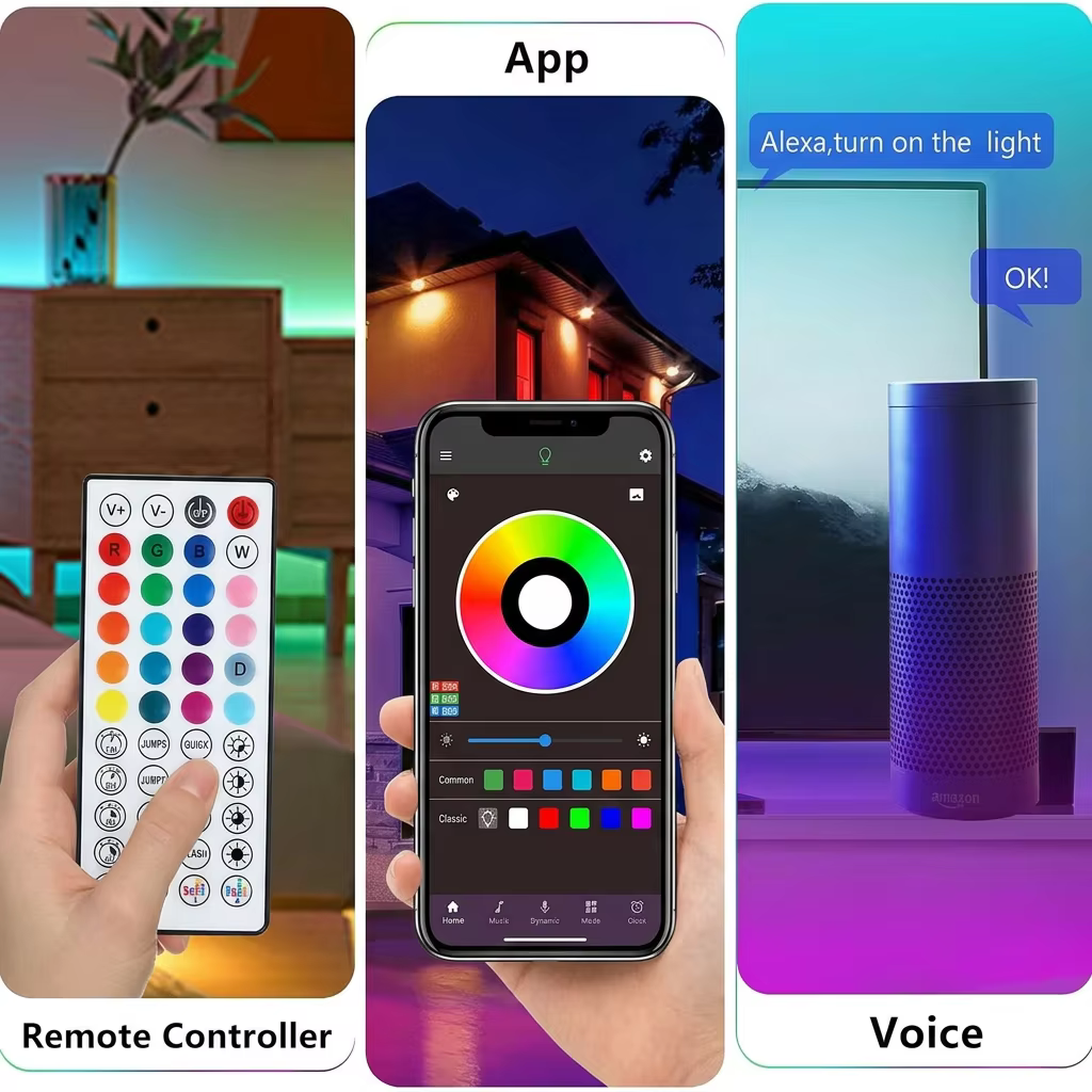 WIFI 44Keys RGB LED Light Strip Controller Bluetooth 24Keys Dimmer Remote Control Multiple Color Changing For LED Tape Lights