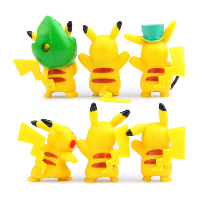 18 pièces/ensemble Pokemon Pikachu figurine Animation poupée mignonne Collection PVC modèle jouets