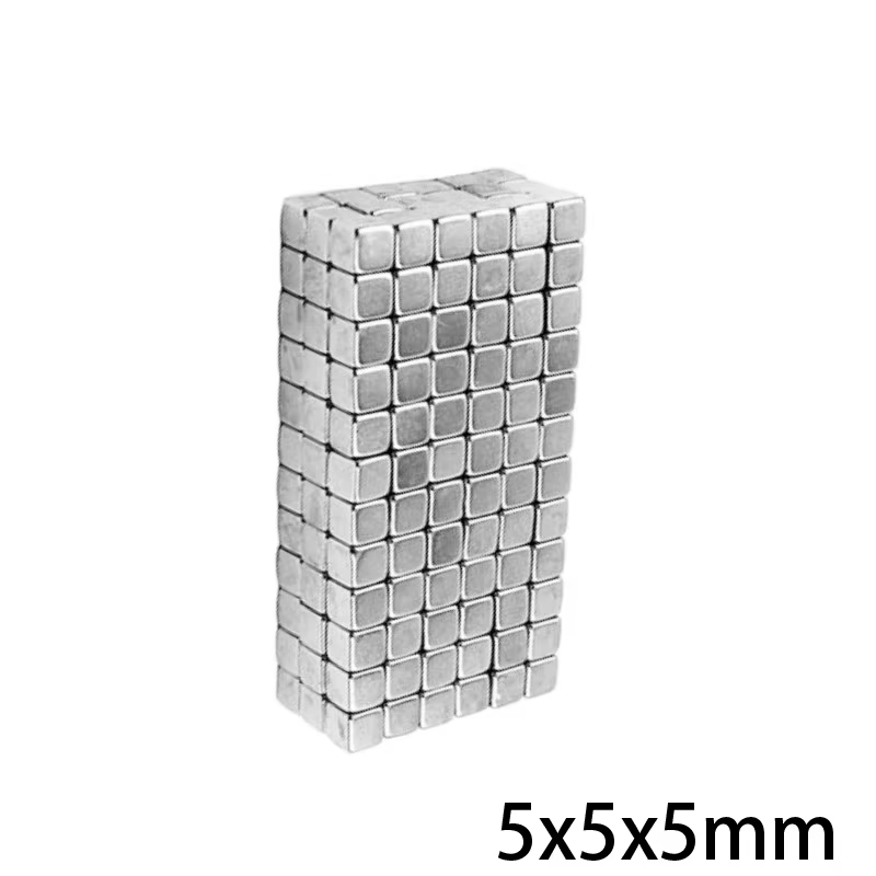 Petits aimants carrés 5x5x5mm