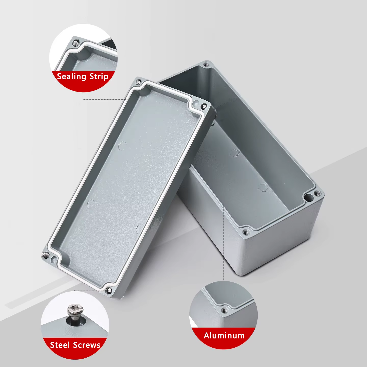 Boîtier en aluminium étanche et anti-explosion