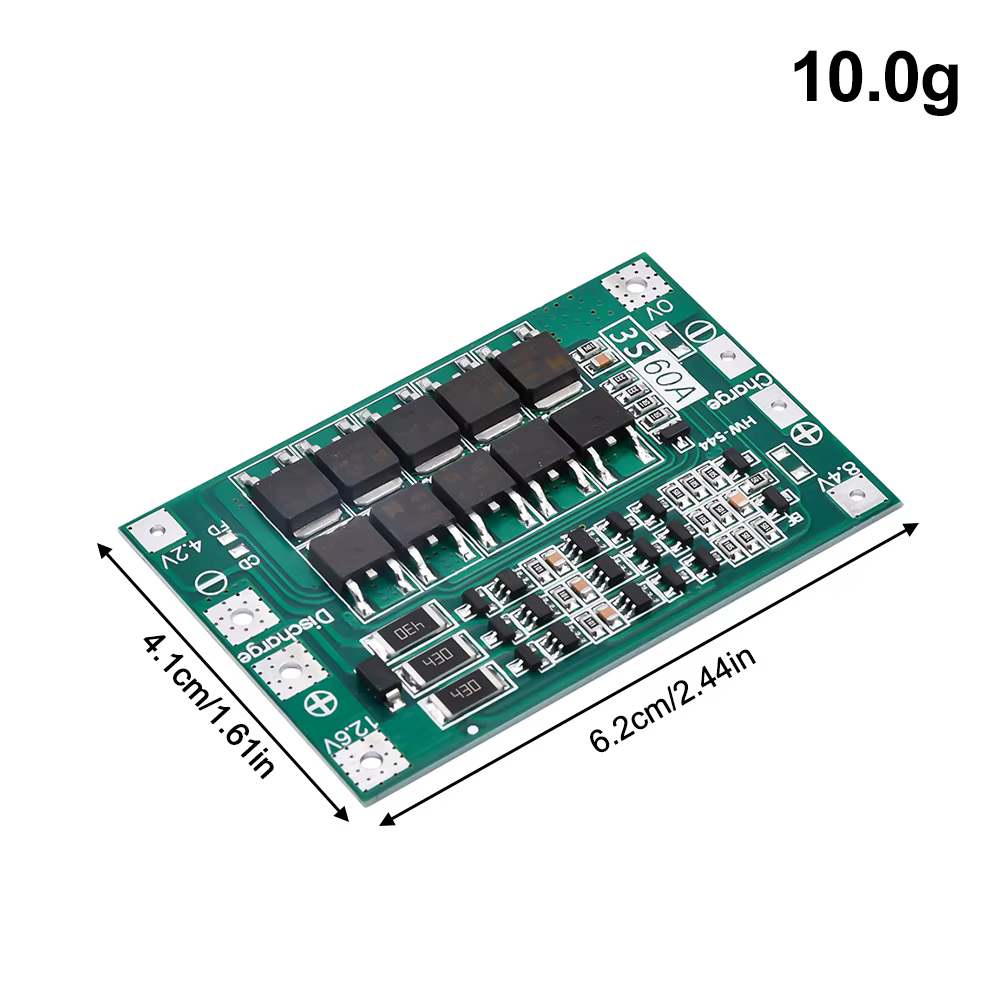 544 3S 60A Li-ion Batterie Chargeur Protection Conseil 18650