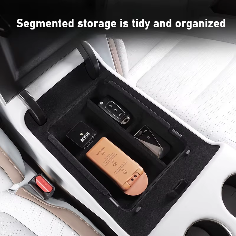 Boîte de rangement pour accoudoir de Console centrale de voiture AVATR 07