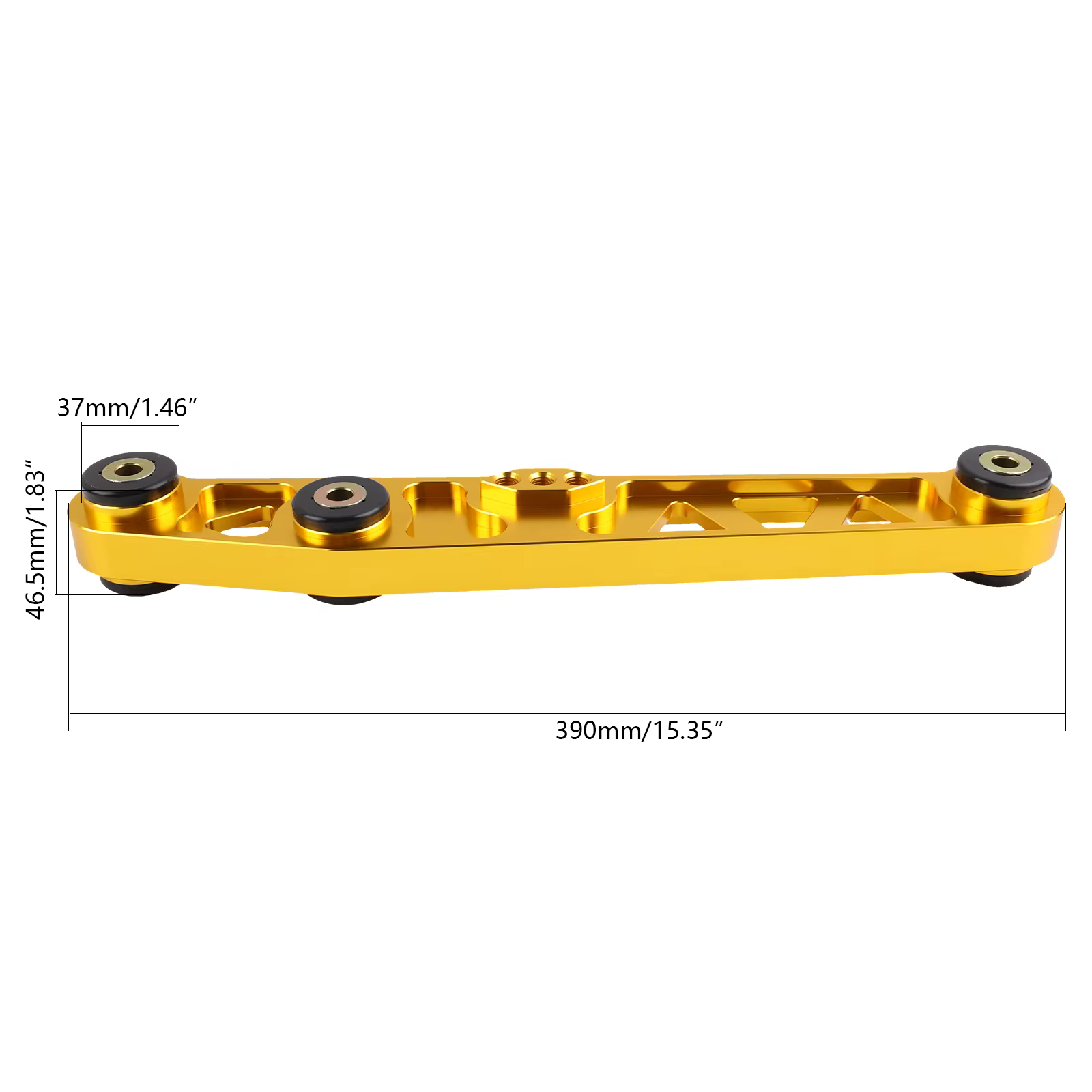 Suspension de course 2 * Kit de commande inférieur arrière bras LCA pour Honda Civic 88-95 EG Acura Integra 90-01 Del Sol 93-97 or argent rouge