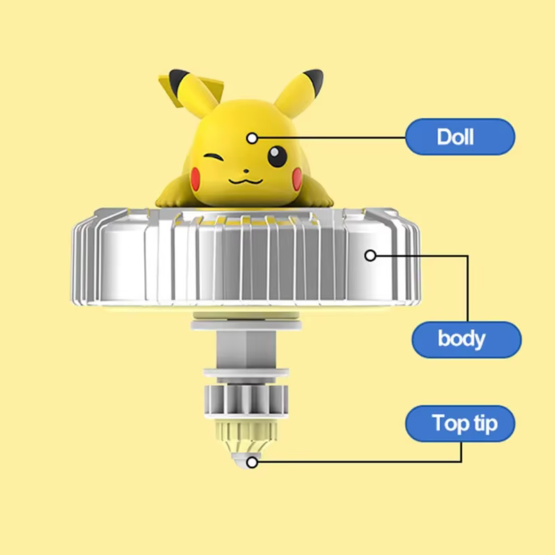 Original Pokemon Pikachu toupie arène dessin animé Figure tirer monstre elfe balle bataille jeu garçon enfants enfant cadeau d'anniversaire