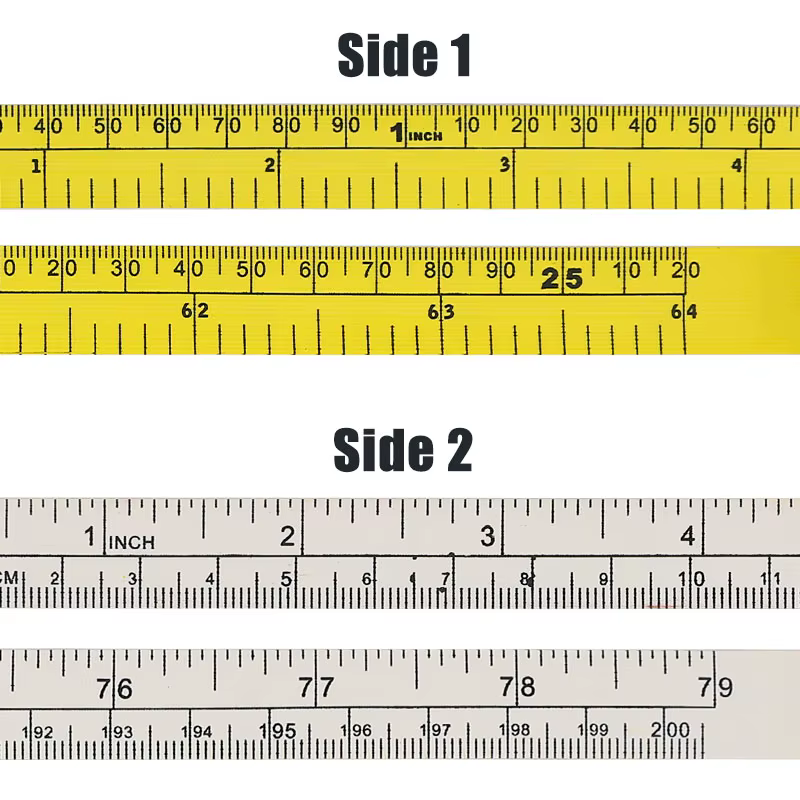 Ruban de mesure rétractable souple en PVC