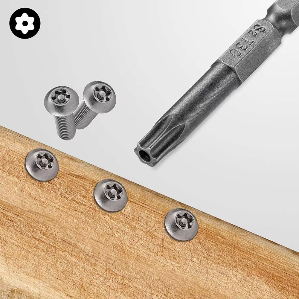 Jeu d'embouts de sécurité Torx 11 pièces