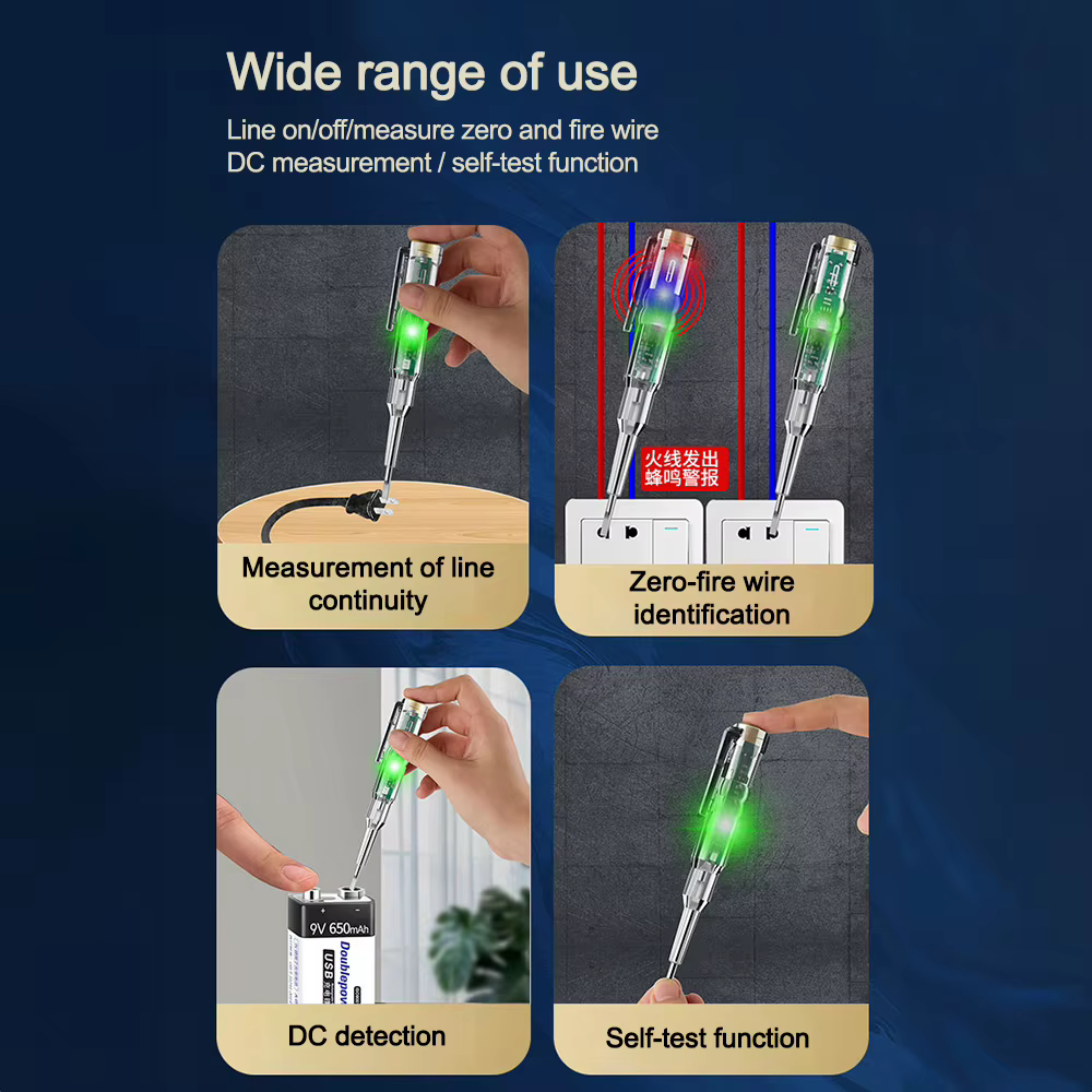Testeur de circuit, stylo testeur de tension