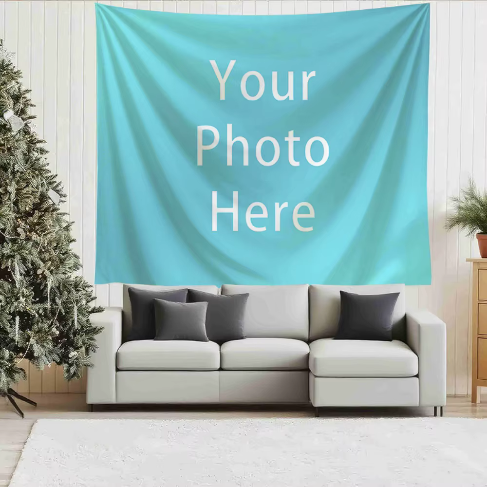 Décoration murale en tissu personnalisée pour rehausser l'ambiance de votre maison – Parfaite pour les salons