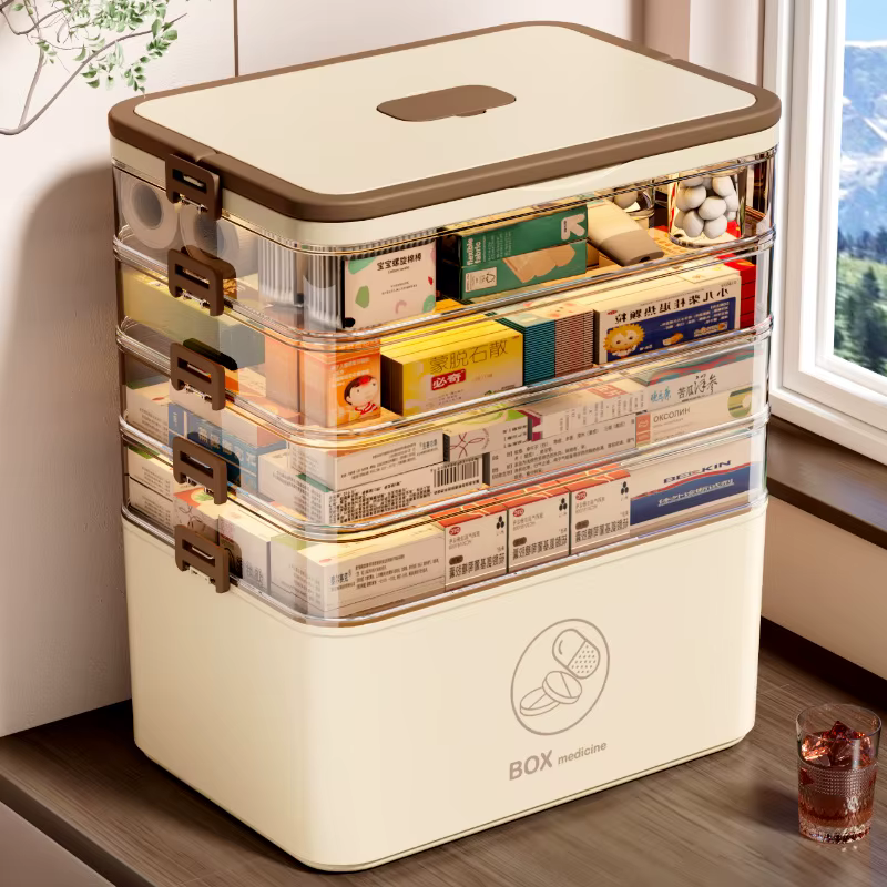 Boîte de rangement mobile pour la maison