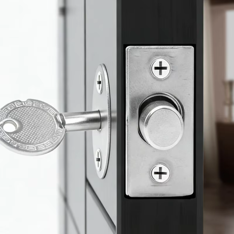 1-3 ensembles de serrures métalliques robustes invisibles à mortaise pour portes