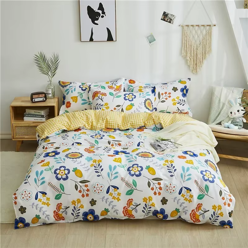 Housse de couette imprimée de dessins animés mignons, 220x240, motif charmant, housse de couette pour adultes et enfants, housse de couette double face AB, sans taies d'oreiller