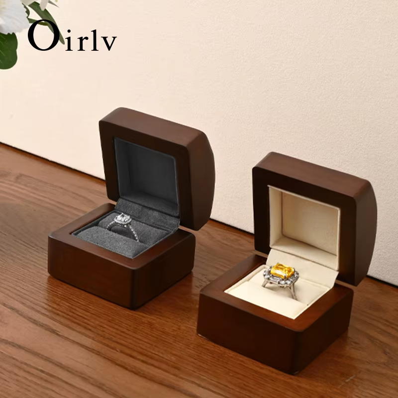 Oirlv Boîte à bijoux en bois