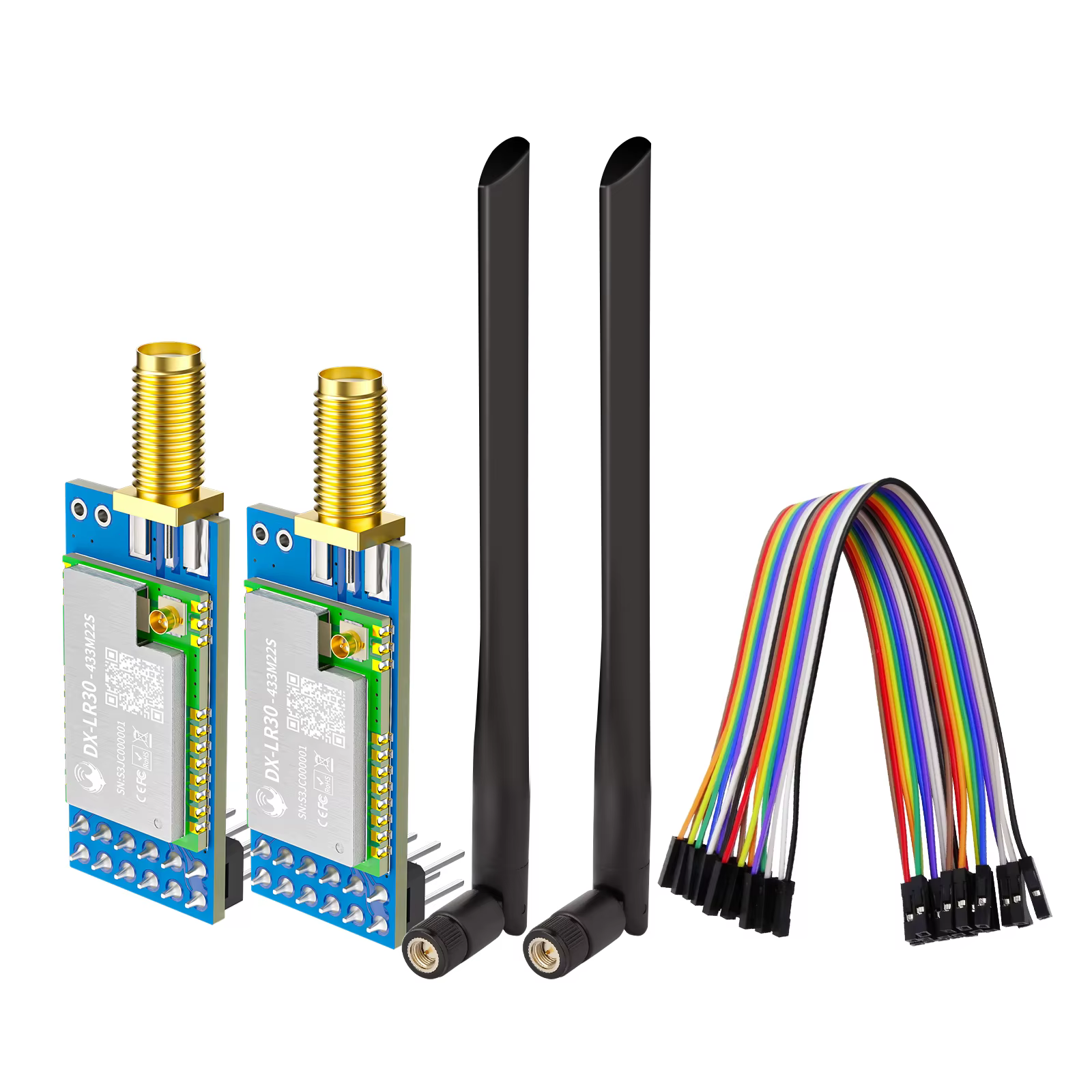 LR30 8KM longue portée 430 ~ 470MHz Module récepteur émetteur-récepteur LoRa 22dBm puce SX1262 pour contrôle sans fil