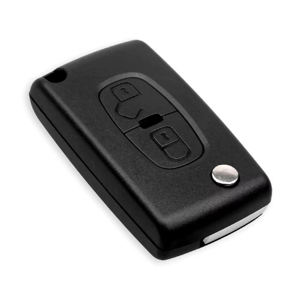 KEYYOU – porte-clés à rabat à 2 boutons, 4007 lame, pour Peugeot 4008 ET MIT-11R Citroen c-cross C4 Aircross, CE1731