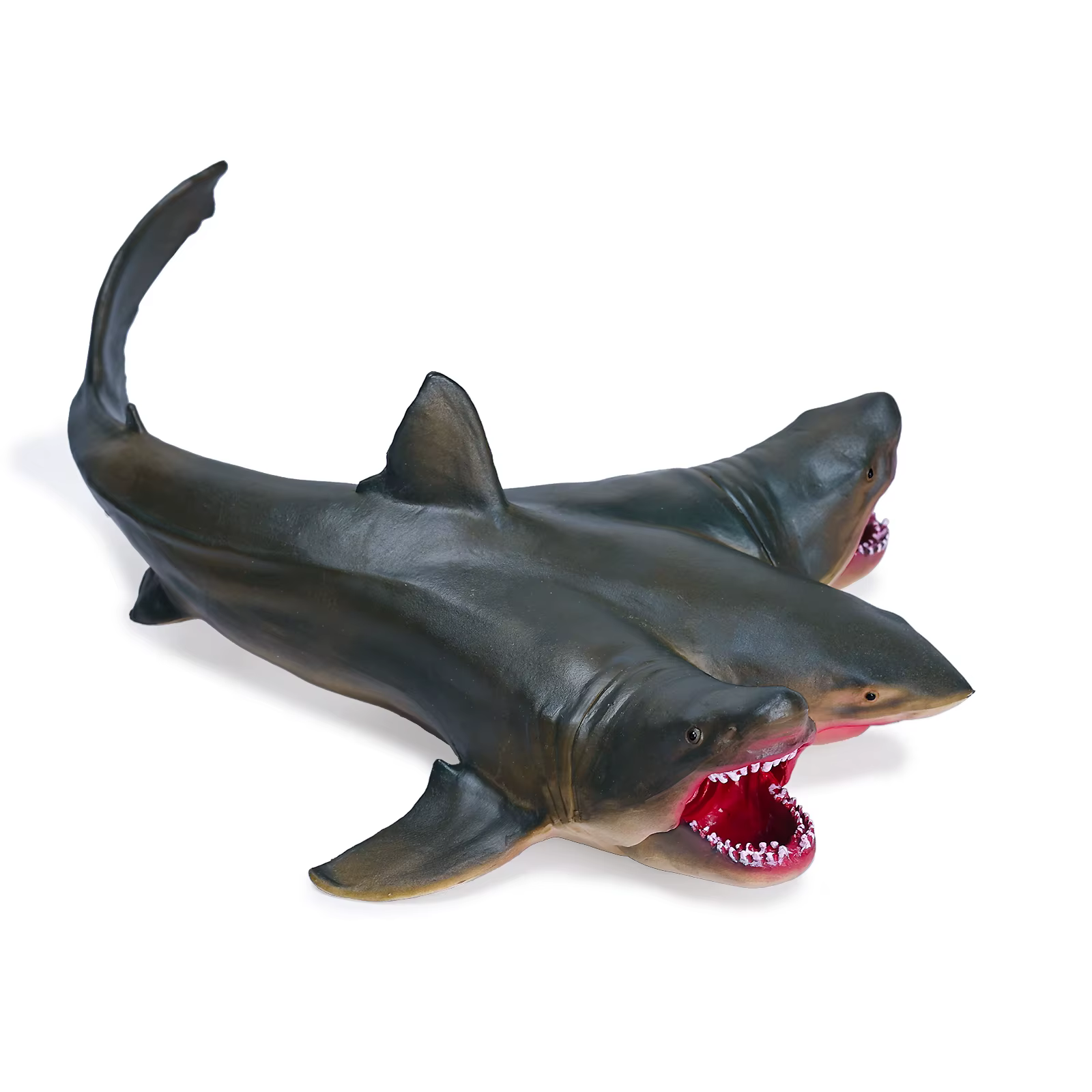 Grande figurine de requin blanc