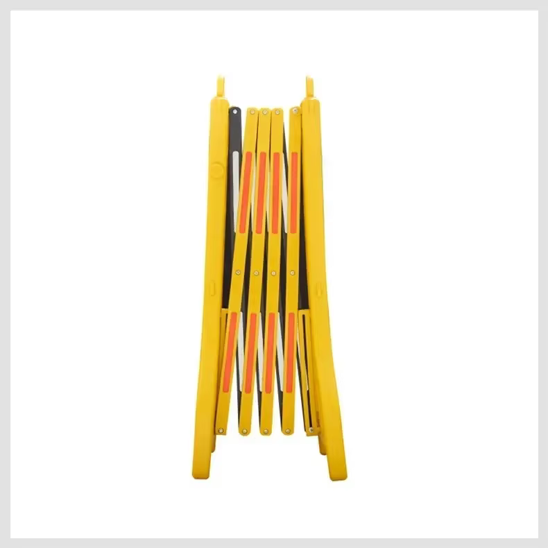 Barrière de sécurité pliable en plastique durable, clôture télescopique mobile, avertissement de sécurité pour l'entretien des ascenseurs et la construction, portable