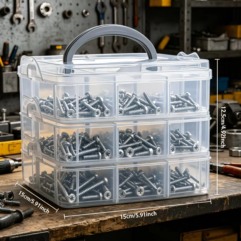 1 boîte de rangement portable détachable