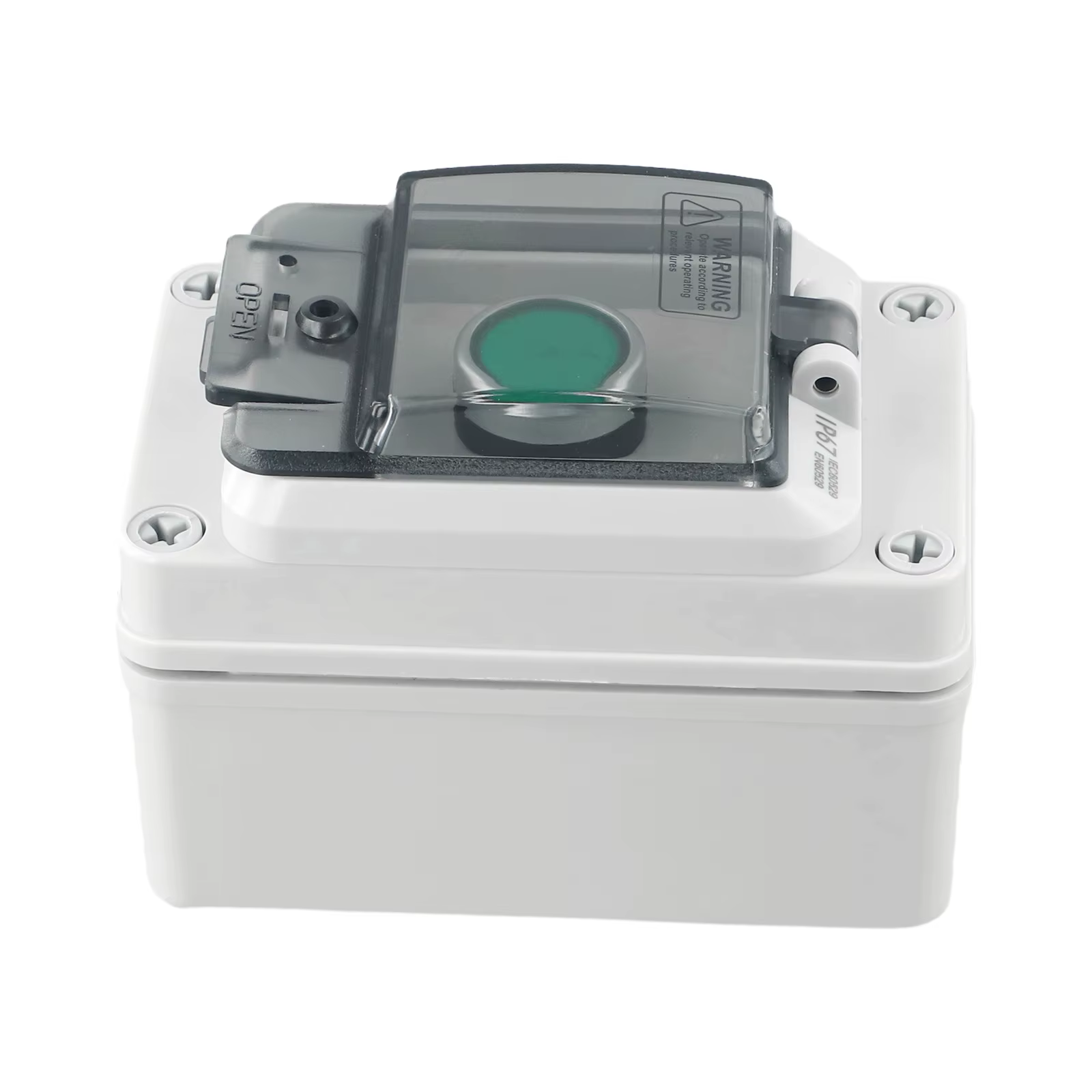 Boîtier de commande extérieur IP66 à bouton-poussoir