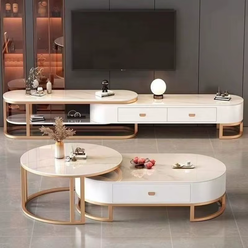 Table basse en marbre pour carnet de notes, italienne, Unique, de luxe, Design rond, Mesa Centro, accessoires de Salon pour la maison